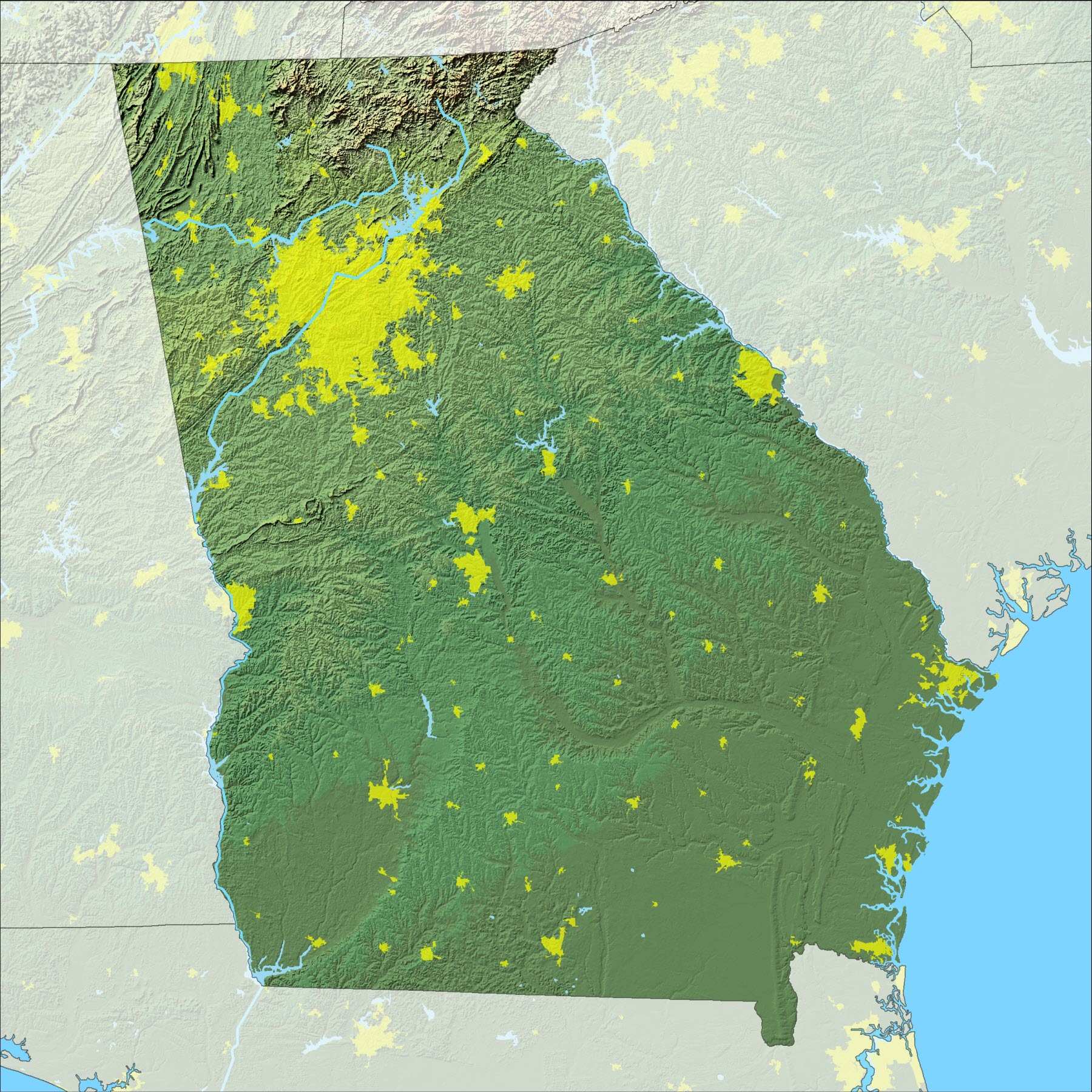 Map of Georgia