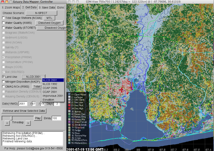 Image of land use with 30-meter resolution