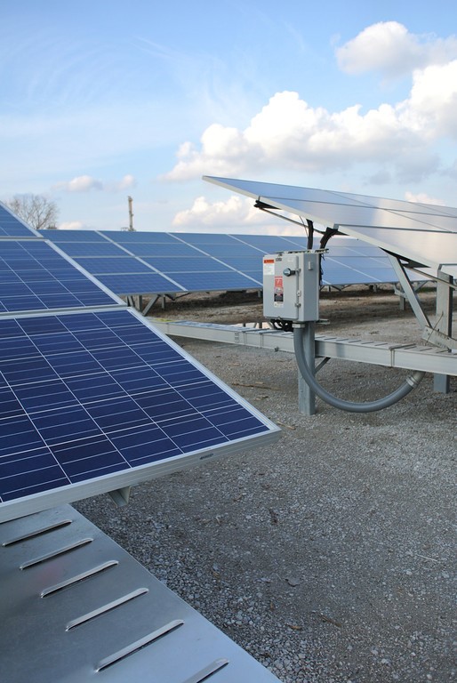 Solar farm built on the former Reilly Tar and Chemical Site