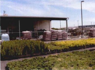 Garden area of hardware store