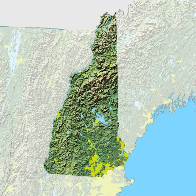 Map of New Hampshire