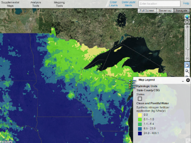 EnviroAtlas map of Minnesota