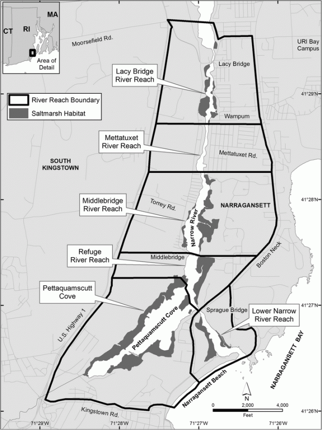 A map of the study area