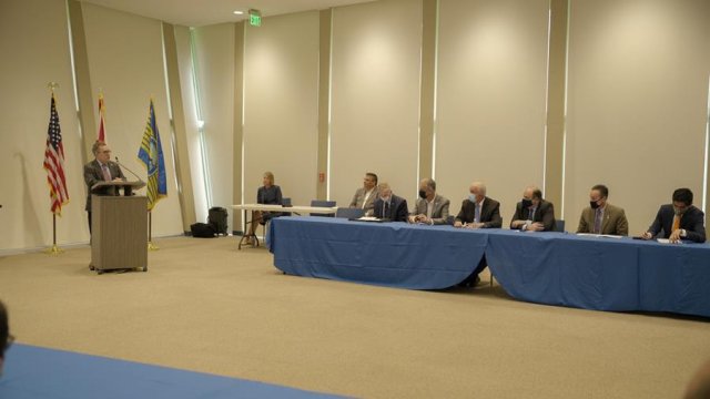 Administrator Wheeler speaks about the critical recovery work EPA is conducting in Puerto Rico with federal partners, local officials, and the Florida State Hispanic Chamber of Commerce.