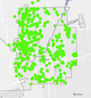 EPA Residual Chlorine Map