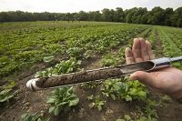 Applying organic matter to farmland