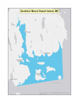 Map of Southern Mount Desert no-discharge zone