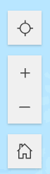 Screenshot of the Navigation buttons in the top left of the mapping application