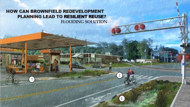 Image showing strategies for brownfields reuse for Flooding Solutions