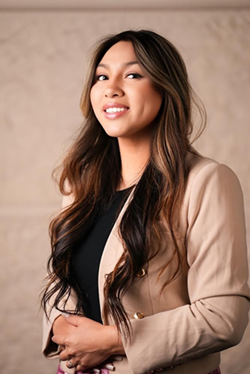 Photo of Denmi Whiteman, Oglala Lakota – Haskell Indian Nations University alumna, 2023.