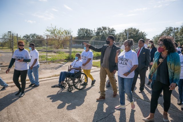 Administrator Regan during Journey to Justice Tour 