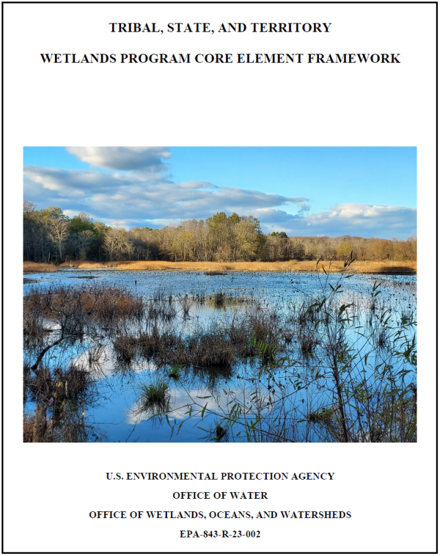 Cover page of EPA Office of Water's Core Elements Framework