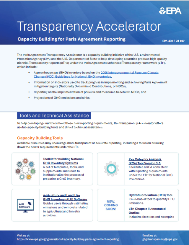 Transparency Accelerator Factsheet 2024