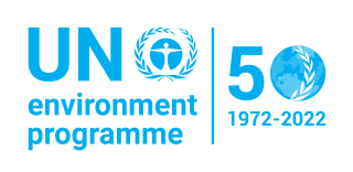 50th anniversary logo of the UN Environmental Programme