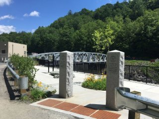 A view of Overlook Park at Monroe Bridge in Monroe, MA