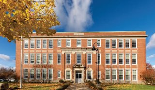 Front entrance for the Hilltop School (photo credit Chinburg Properties)