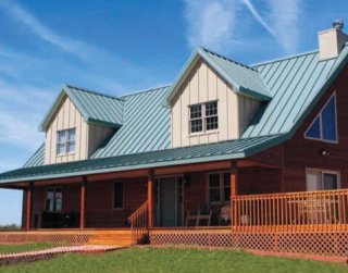 A picture of a cool metal roof