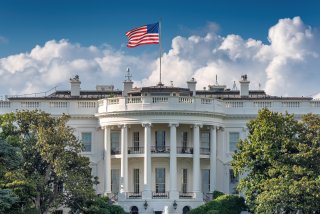 The White House portico