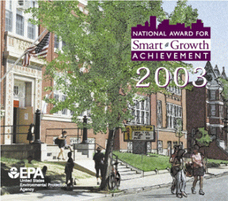 Cover of 2003 National Award for Smart Growth Achievement Booklet