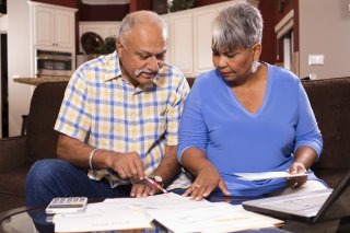 couple discussing water bill