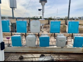 An air monitoring site in Pima County, Arizona