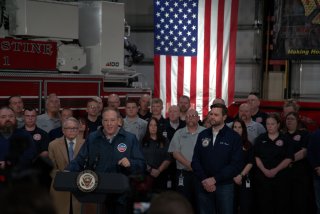 EPA Administrator Lee Zeldin at an event to mark the anniversary of the East Palestine train derailment. Administrator Zeldin is joined by Vice President JD Vance, others.