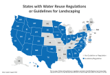 Map of Landscaping Reuse Regulations or Guidelines